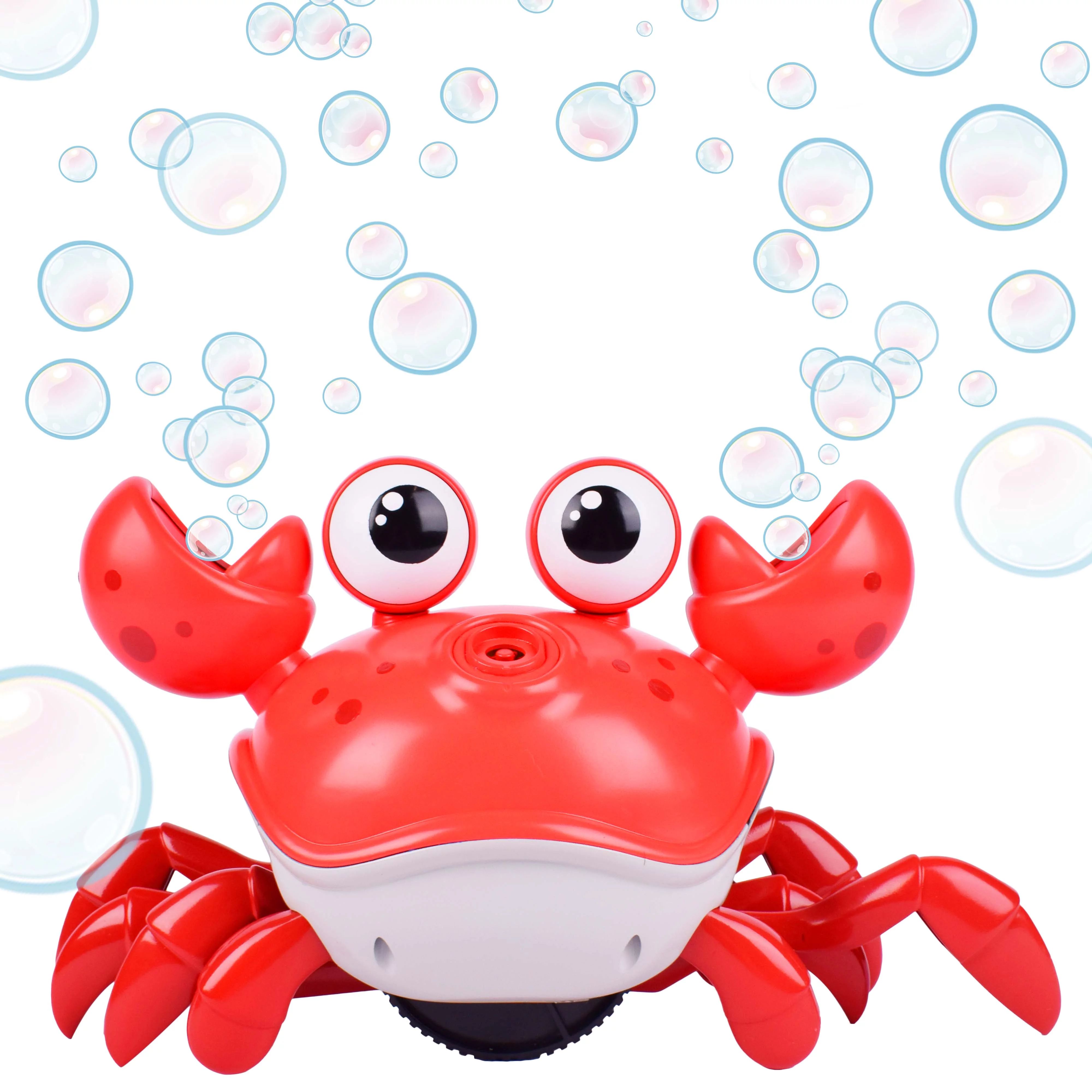 Play Day Dancing Crab Bubble Machine, Includes Bubble Blasting Solution | Unisex, Ages 3+ | Walmart (US)