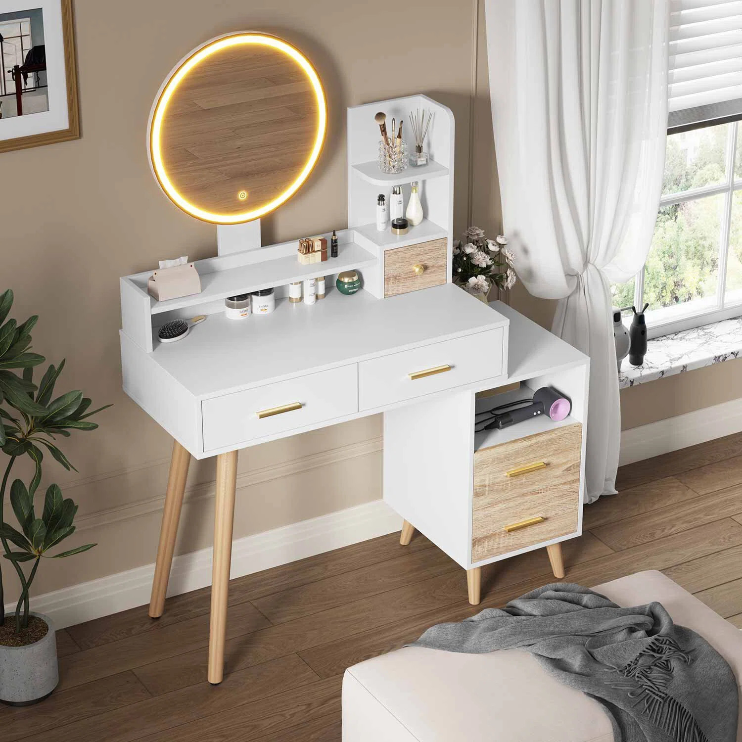 Eyder Vanity with Mirror | Wayfair North America