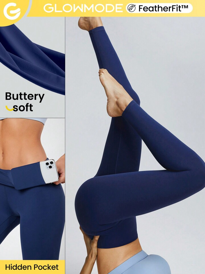 GLOWMODE 24" FeatherFit™ Low Impact 7/8 Leggings | SHEIN