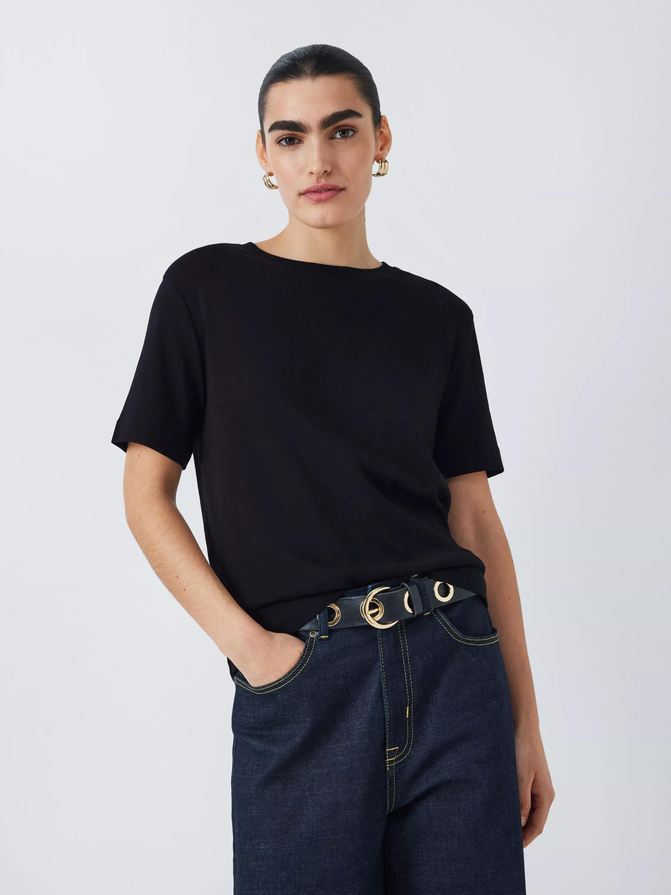 John Lewis Organic Cotton Short Sleeve Crew Neck T-Shirt | John Lewis (UK)