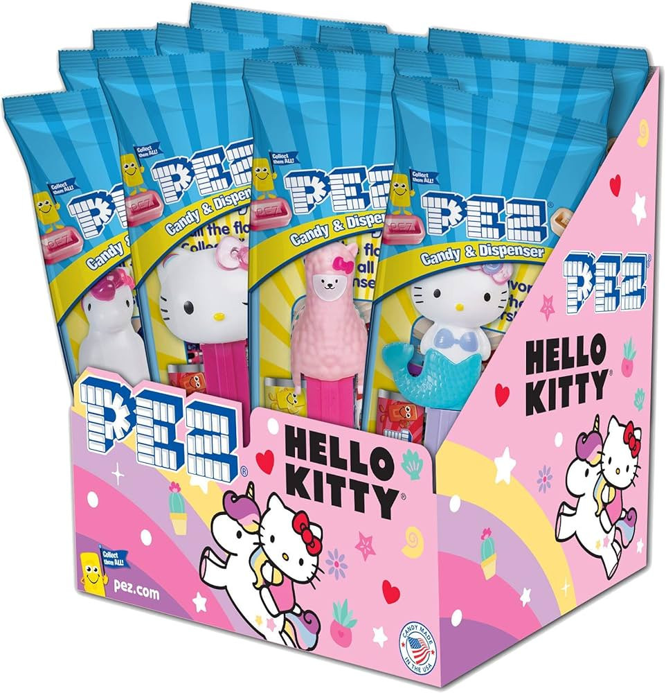 PEZ Hello Kitty, 0.58-Ounce Assorted Candy Dispensers (Pack of 12) | Amazon (US)