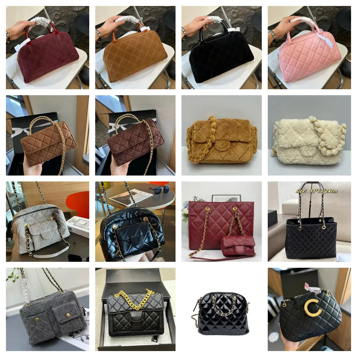 Designer Tote Bag Handbag Suede Bag Autumn and Winter Handbags Adjustment Chain Hobo Bag 29432 | DHGate