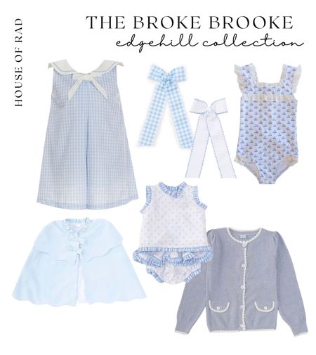 The Broke Brooke Edgehill Collection
Little girls clothes
Easter dress
Girls swimsuit
Girls romper
Girls dress
Blue dress
Blue cardigan
Blue cape
Blue hair bows


#LTKkids