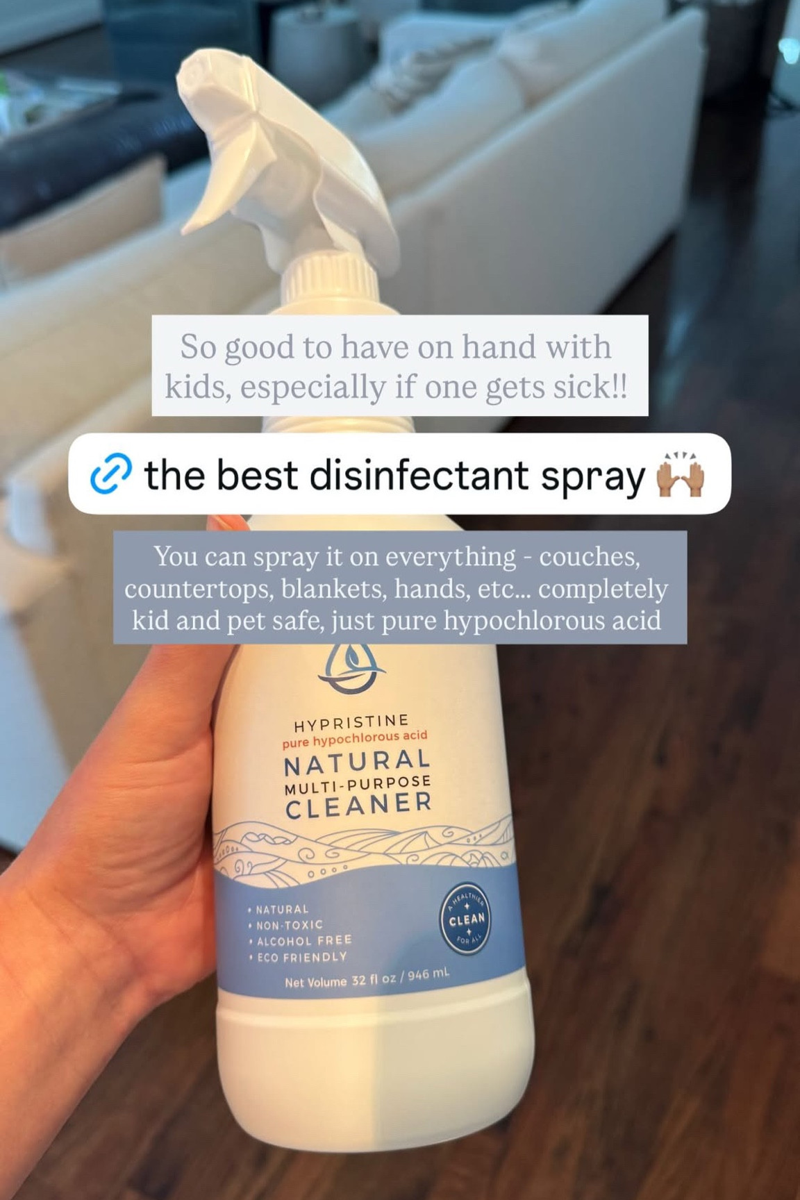 Best disinfectant 🙌🏽 kid and pet safe! #cleaning #momlife 