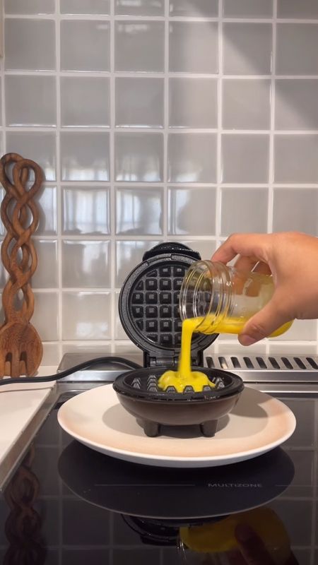 How my kids like their eggs cooked! Just whip and egg, add it to the mini waffle maker, and it will rise when it’s done cooking!🥚🧇

#LTKsalealert #LTKGiftGuide #LTKfamily