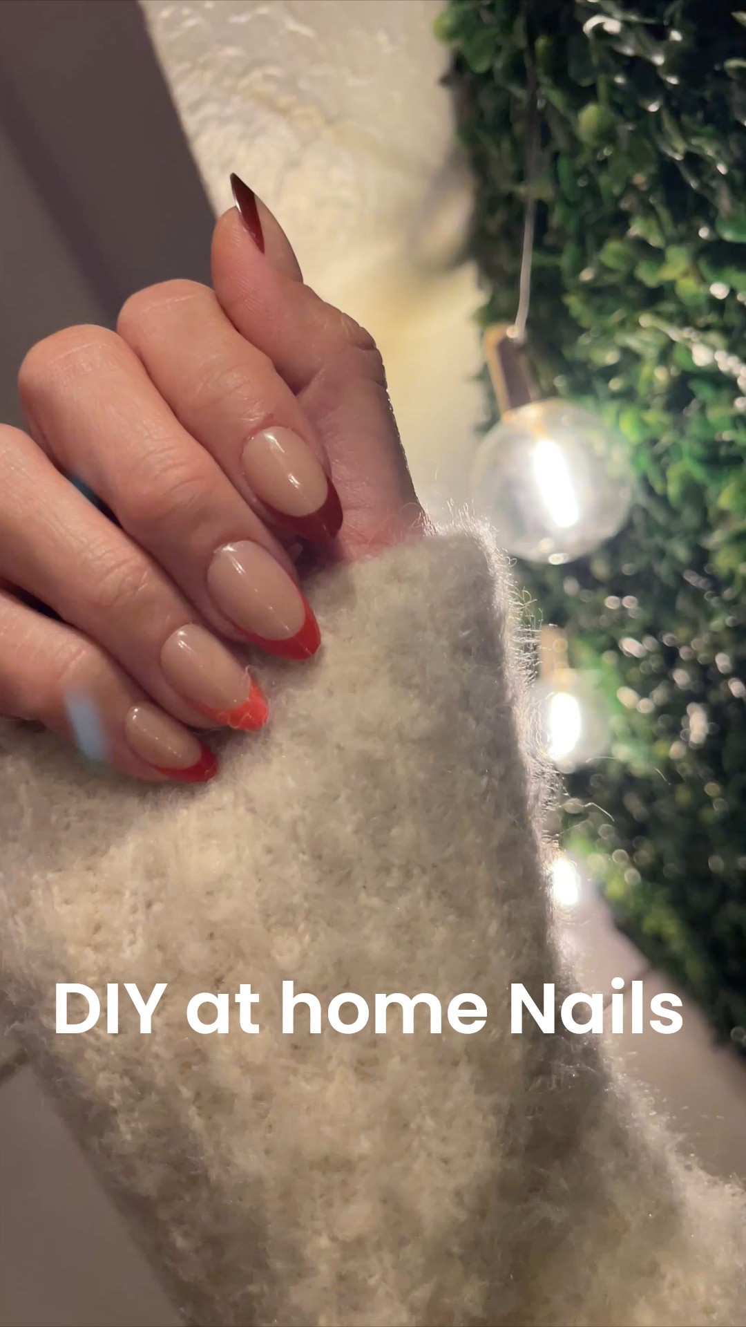 Day in my life // I’m my own nail lady. 

Brand new soft gel manicure for today with these red French tips and cuticle oil to keep things looking fresh. 

Everything you need to put on these nails is included in the kit, even if you did not have any tools. The kit comes with the nails, adhesive, top coat, and a small light to cure the glue and top coat. I preferred to use a full size nail lamp, however, so I used my own.

There are five colors included in the kit, and there are full sets of each color. You can apply them all together or mix and match across the colors. I chose to wear one of each color on each hand.

#LTKBeauty #LTKdayinmylife #LTKselfcare