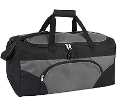 40 Liter, 22 Inch Duffle Bags for Women, Men, Travel Heavy Duty (Navy) | Amazon (US)