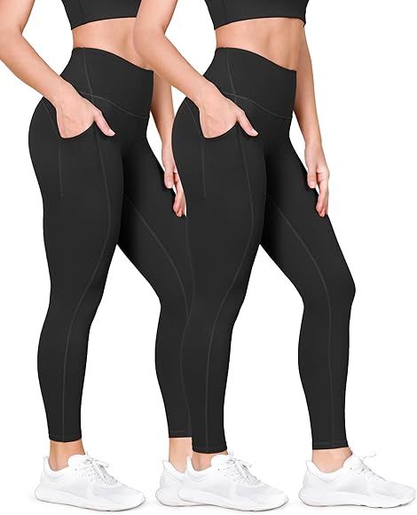 ODODOS ODLEX 2-Pack 7/8 Workout Leggings for Women High Waist Tummy Control Running Athletic Capr... | Amazon (US)