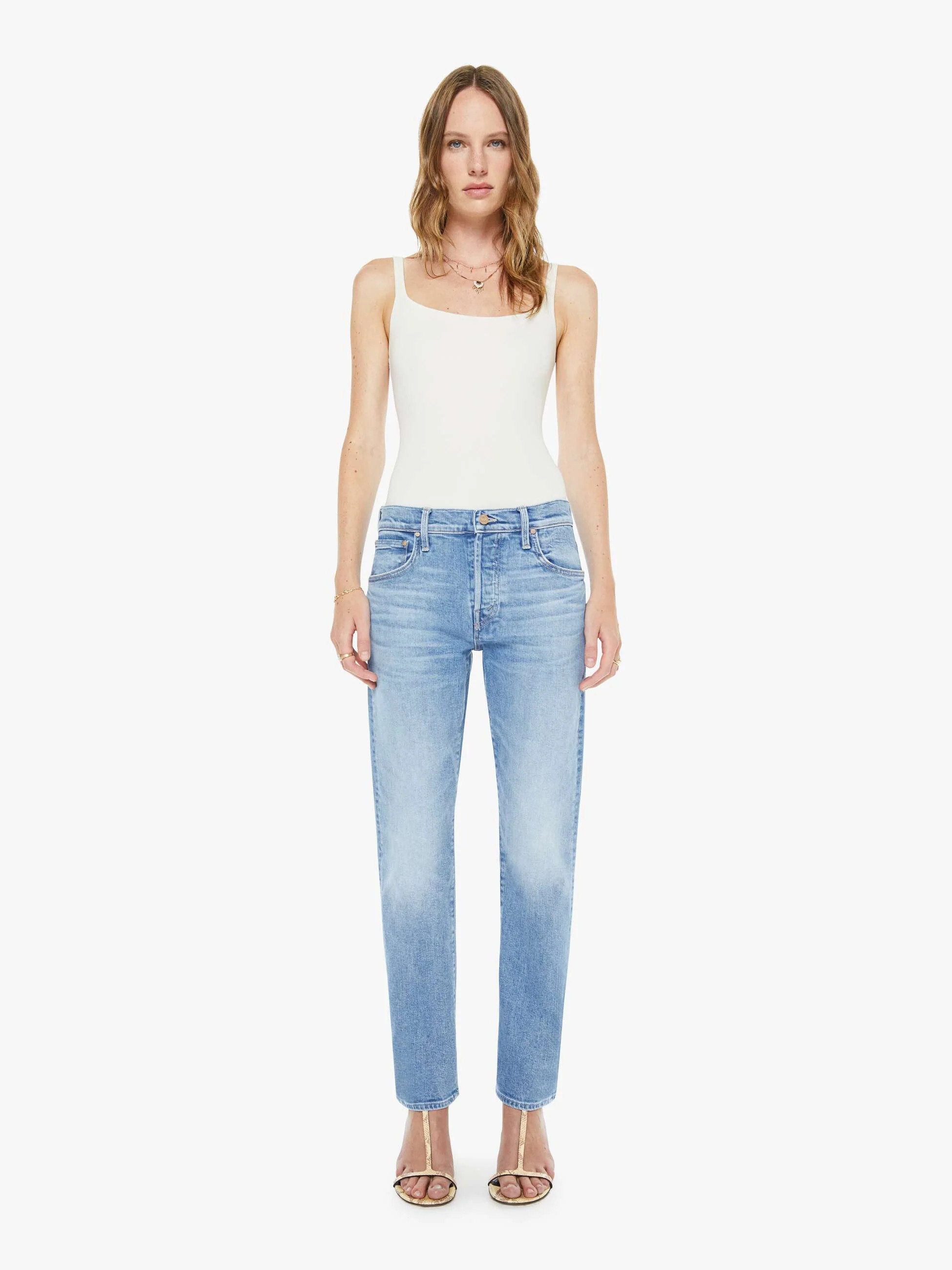 The Mid Rise Hiker Hover - Baubles And Trinkets | Mother Denim