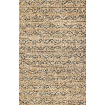 Orchard Ebb Hand Woven Wool and Jute Area Rug Natural - Erin Gates by Momeni | Target