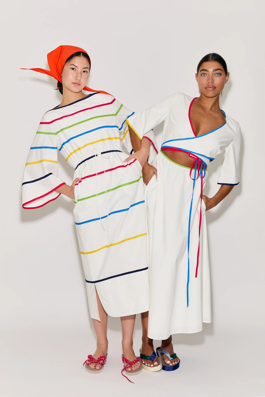 Ribbon Caftan Dress | Le Weekend Studio