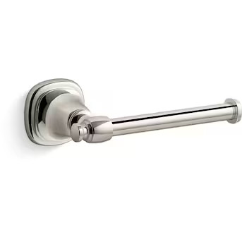 KOHLER Florez Vibrant Polished Nickel Wall Mount Single Post Toilet Paper Holder | Lowe's