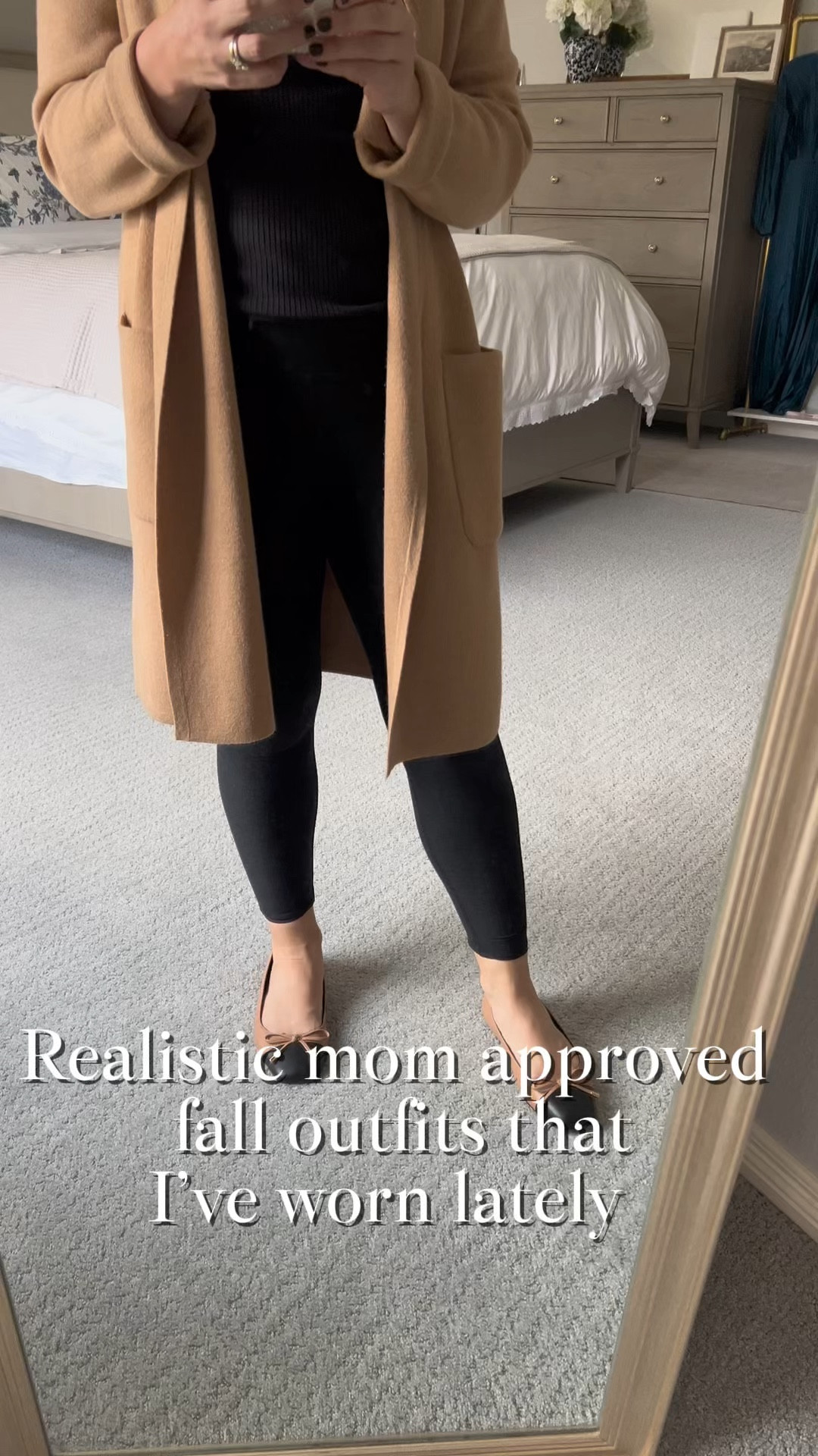 Realistic mom outfits that I’ve worn for fall! Sized down in the tan Juliette sweater blazer and everything else shared fits tts. Lots of petite sized denim and I’m living in the tan sweater pants. 

#LTKSaleAlert #LTKVideo