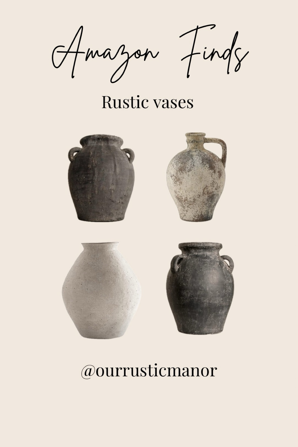 Rustic vases for home decor

Amazon finds | Home decor | rustic

#LTKSaleAlert #LTKHome