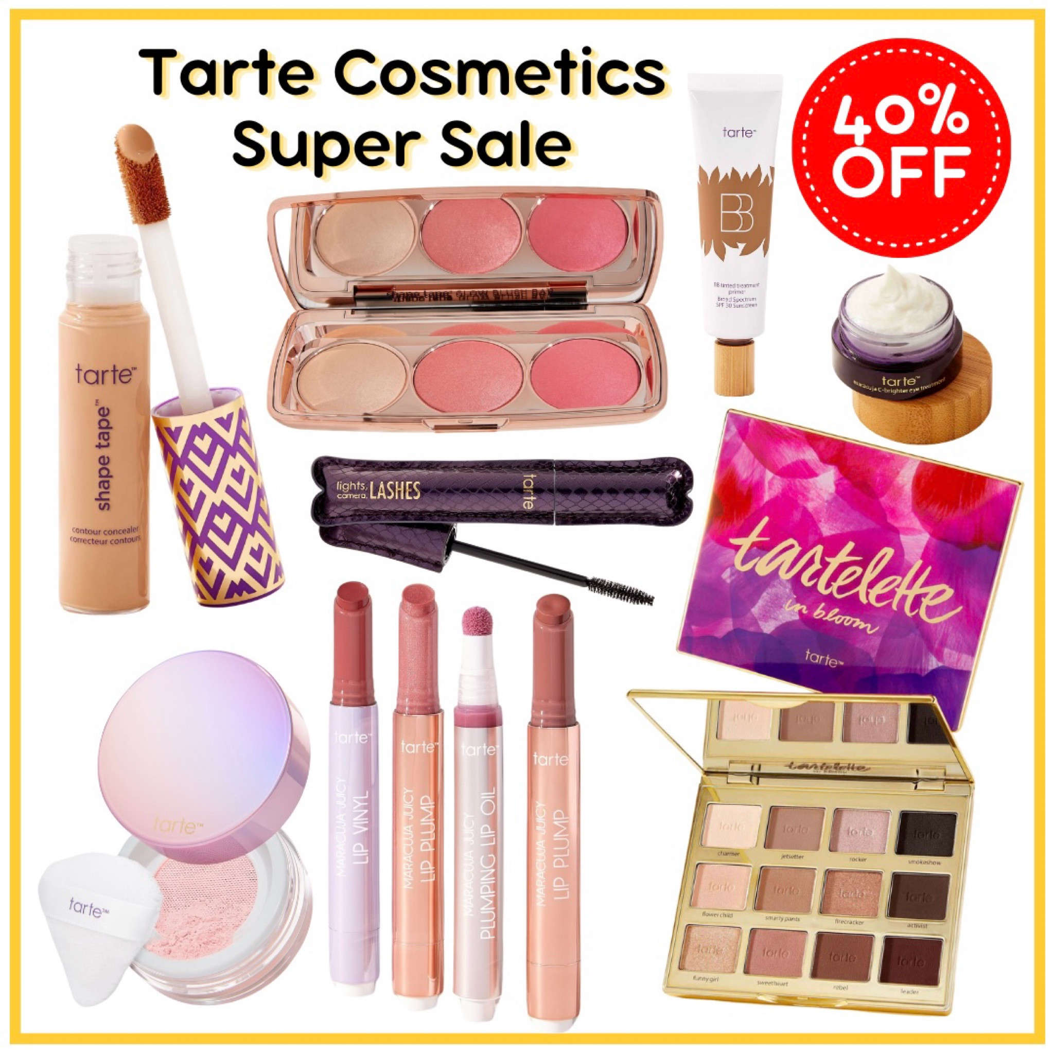 Now is the perfect time to gather those ideal stocking stuffers! Don’t forget to include a few items for yourself. Most products from @tartecosmetics are now 40% off using the code CYBER. If you haven’t tried Tarte yet, I suggest picking up one of their Tartelette palettes and at least one Maracuja Juicy lip balm or crème.

#tartesale #onsalenow #tartecosmetics #maracujajuicylips #tartelette #makeuponsale #stockingstufferings #tartetartelette #like4like #hotdeal #fabfindalert #followformore #likesharecomment 

#LTKGiftGuide #LTKSaleAlert #LTKBeauty
