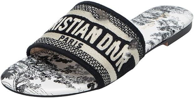 Slipper Sandals for Women's Canvas Thick Sole Slipper Sandals Comfortable Open Toe Summer Beach S... | Amazon (US)