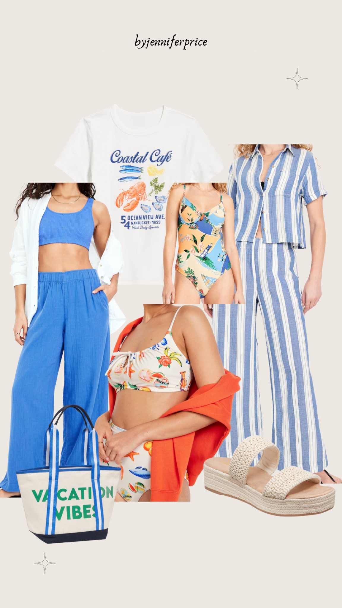 The cutest old navy new arrivals 40% off! ✨ 

Beach outfit, swimsuit, graphic tee, matching set, two piece outfit, coverup, sandals, beach bag, Casual outfit, outfit ideas, elegant style, minimal style, fashion inspo, neutral style, old navy fashion, ootd, basics, street style, neutral outfits, spring outfit, summer style, summer fashion, vacation outfits, styling ideas, what to wear, chic style, outfit inspo, simple outfits

#LTKSwim #LTKSaleAlert #LTKShoeCrush