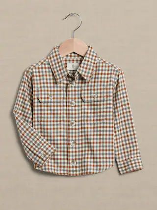 Toddler Flannel ShirtExtra 20% Off At Checkout Image of 5 stars, 0 are filled, 0 RatingsProduct S... | Banana Republic Factory