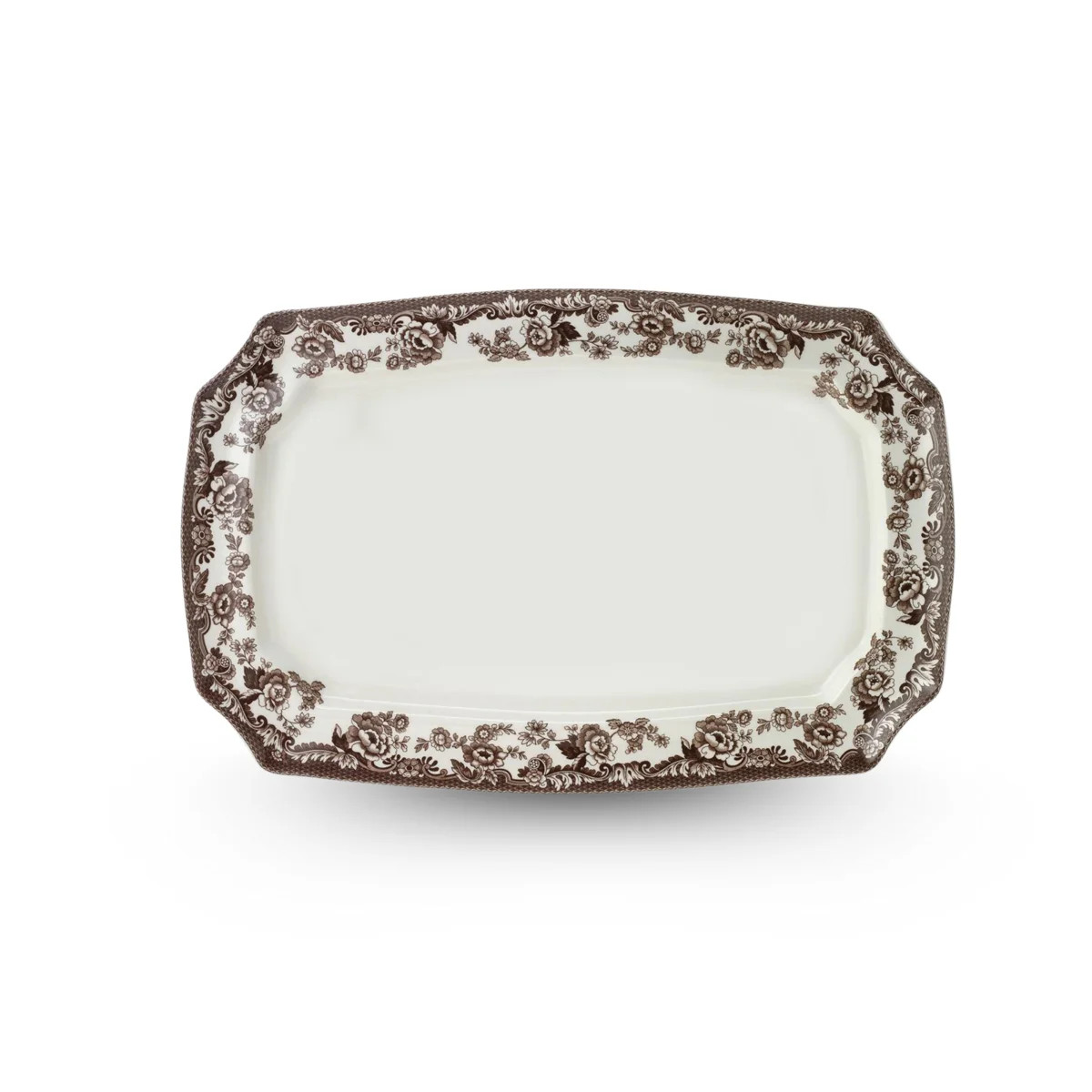 Spode Delamere Rectangular Porcelain Platter - White Serving Dish for Roasts, Appetizers, Dessert... | Wayfair North America