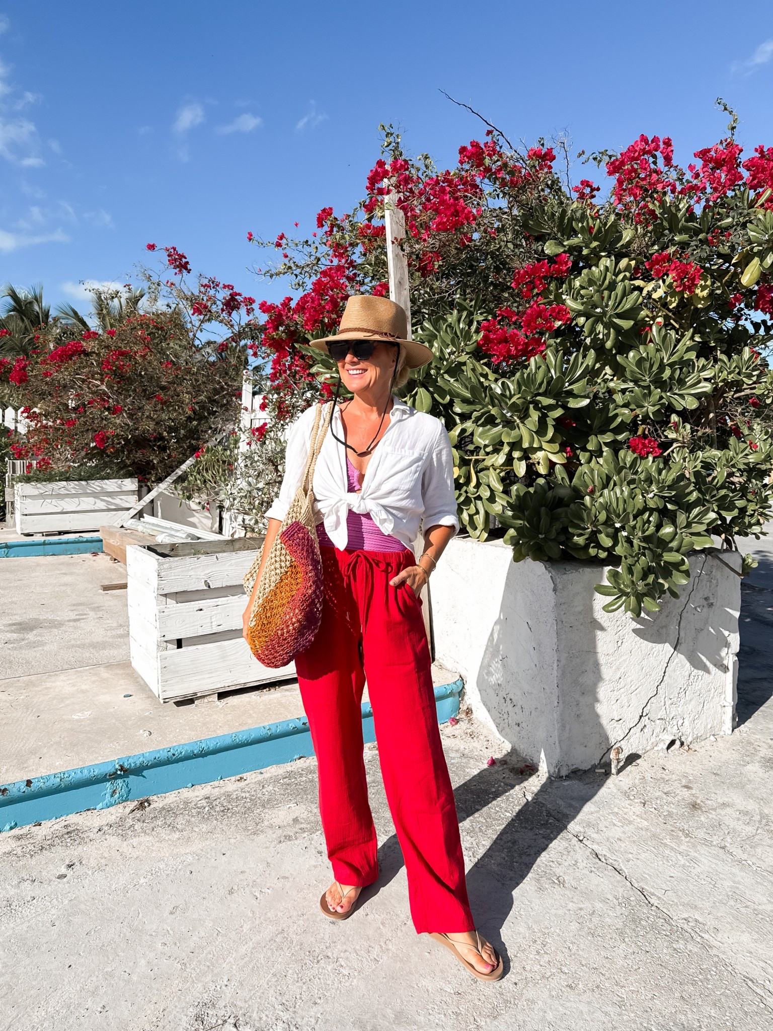 Boat day! 🩷♥️ these pants are softer than soft! I’m in a small  

#LTKOver40 #LTKFindsUnder50 #LTKSwim
