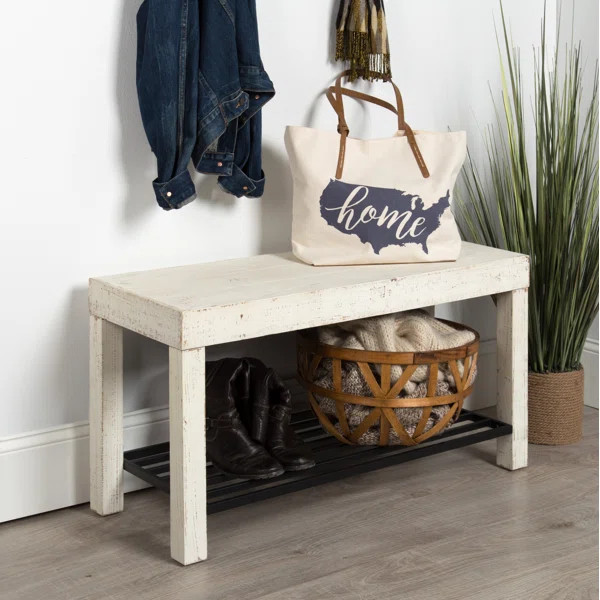 Joachim Entryway Farmhouse Bench | Wayfair North America