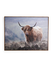 30x40 Portrait Of A Cow Framed Wall Art | TJ Maxx