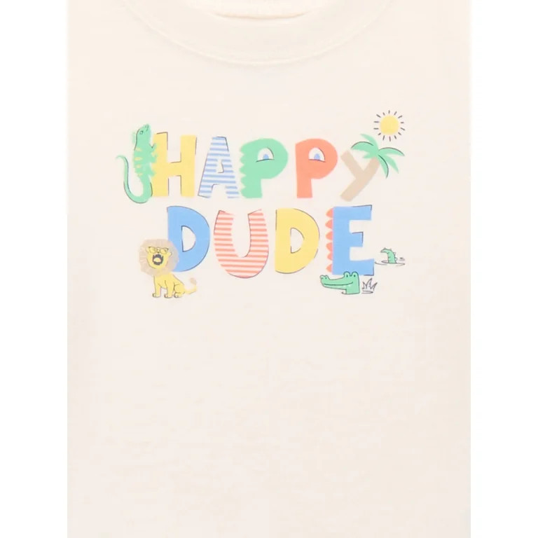 Garanimals Baby Boy Graphic T-Shirt with Short Sleeves, Sizes 0M-24M | Walmart (US)