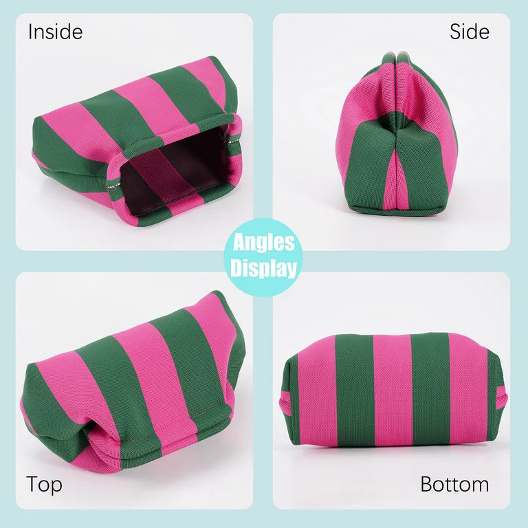 WANDF Clutch Purse for Women,Knit Striped Clutch Handbags,Woven Evening Bags,Large Dumpling Bag f... | Walmart (US)