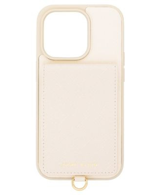 Anne Klein Women's Ivory Saffiano Leather iPhone 14 Pro Case - Macy's | Macy's