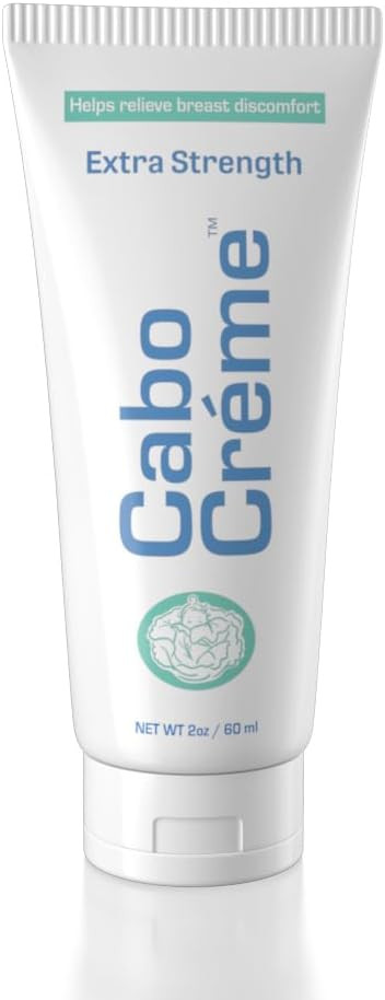 CaboCreme Extra Strength Breast Cream for Engorgement, Mastitis, Weaning, and Suppression of Brea... | Amazon (US)