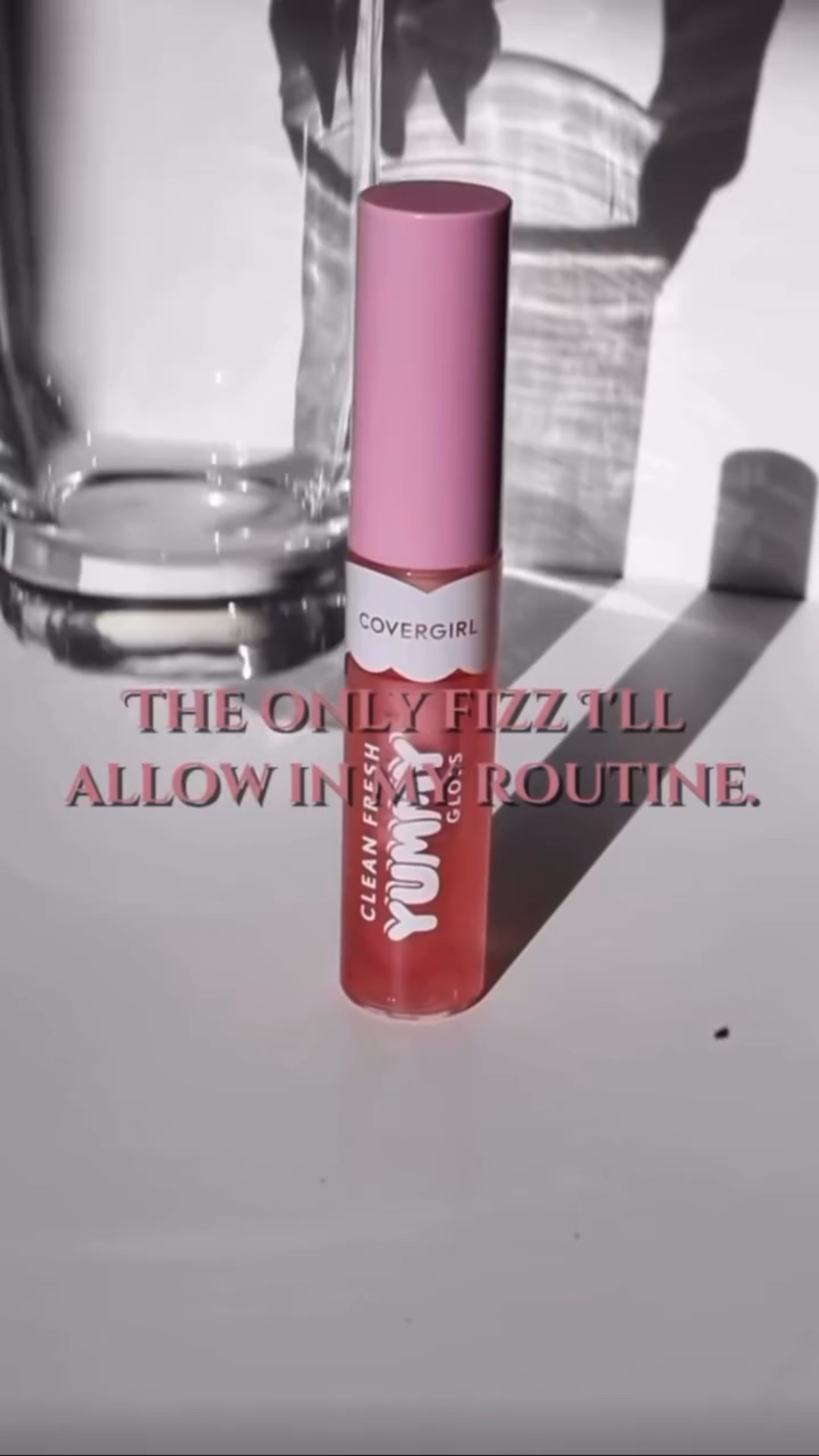 Mixing up a little something special! 🍹 This gloss is giving serious soda-pop sparkle without any sticky residue. Is "Let's Get Fizzical" the perfect name for this shade or what?! 👇 Let me know your favorite juicy lip product! 

@covergirl 

Covergirl Clean Fresh YUMMY Gloss ~ 
Let's Get Fizzical 🫧

This gloss has the cutest packaging! Durable too. A large, soft applicator, picks up just the right amount of gloss & the stopper works amazingly. This formula has a very-faint fruity smell, weightless, definitely non-sticky. Lasts me a few hours. This gloss truly gives your lips a glassy shine, & a slight tint! The shade " Let's Get Fizzical " has a cool undertone, which I love for my lips. 

Infused with 

• Hyaluronic Acid 
• Açai
• Gogi 
• Black Elderberries
• Minerals
• SPF10

#beauty #makeup #ugccreator #makeuplover #lippies #drylips #covergirl #covergirlmade #yummygloss #lipgloss #makeuptutorial #asmr #fizz #cleanfresh #LetsGetFizzical #affordablemakeup #drugstoremakeup #lipglossswatches #juicylips #fizzydrink #makeupcocktail #pinkmakeup #aesthetic #productphotography #ugcvideo #beautycommunity #beautycreator #glassyshine #explorepage #nonsticky