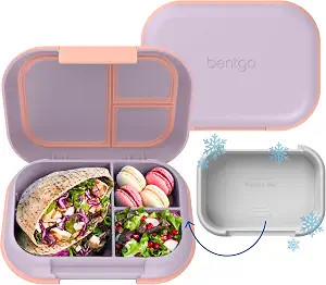 Bentgo Chill Max Leak-Proof XL Bento-Style 3 or 4 Compartment Lunch Box | Included Ice Pack Keeps... | Amazon (US)