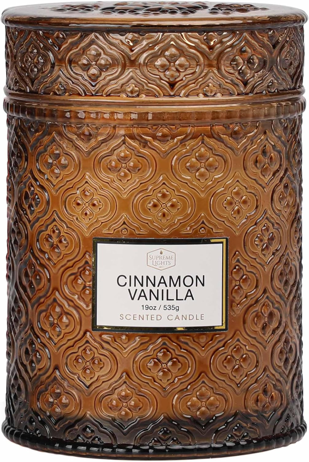 Fall Candle, Cinnamon Vanilla Spice Candles, 19oz Large Candle, Fall Scented Candles Gifts for Wo... | Amazon (US)