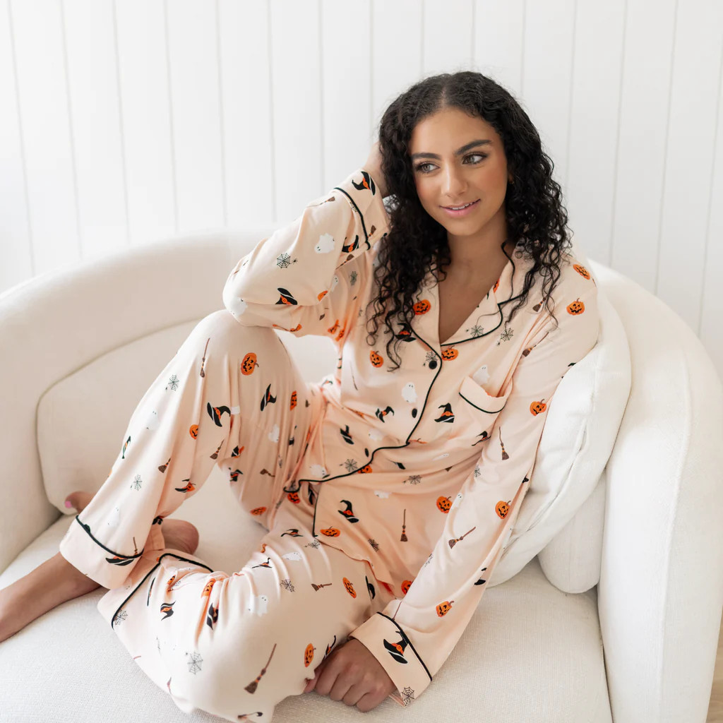Long-Sleeved Women's Pajama Set in Bewitched | Kyte Baby