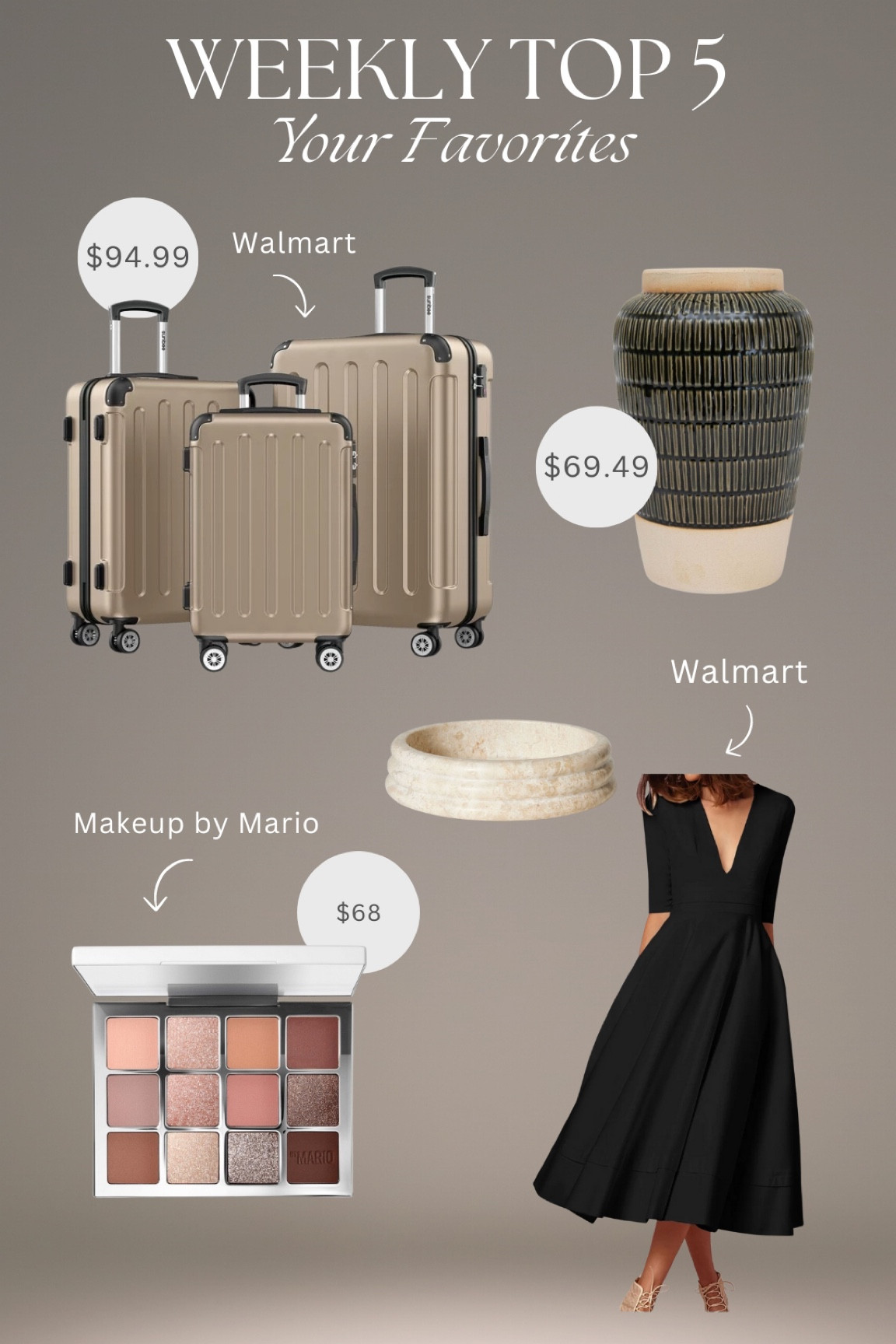 This weeks bestsellers! The luggage set from Walmart is on sale for $94.99! 🤩

#LTKHoliday #LTKSeasonal #LTKstyletip