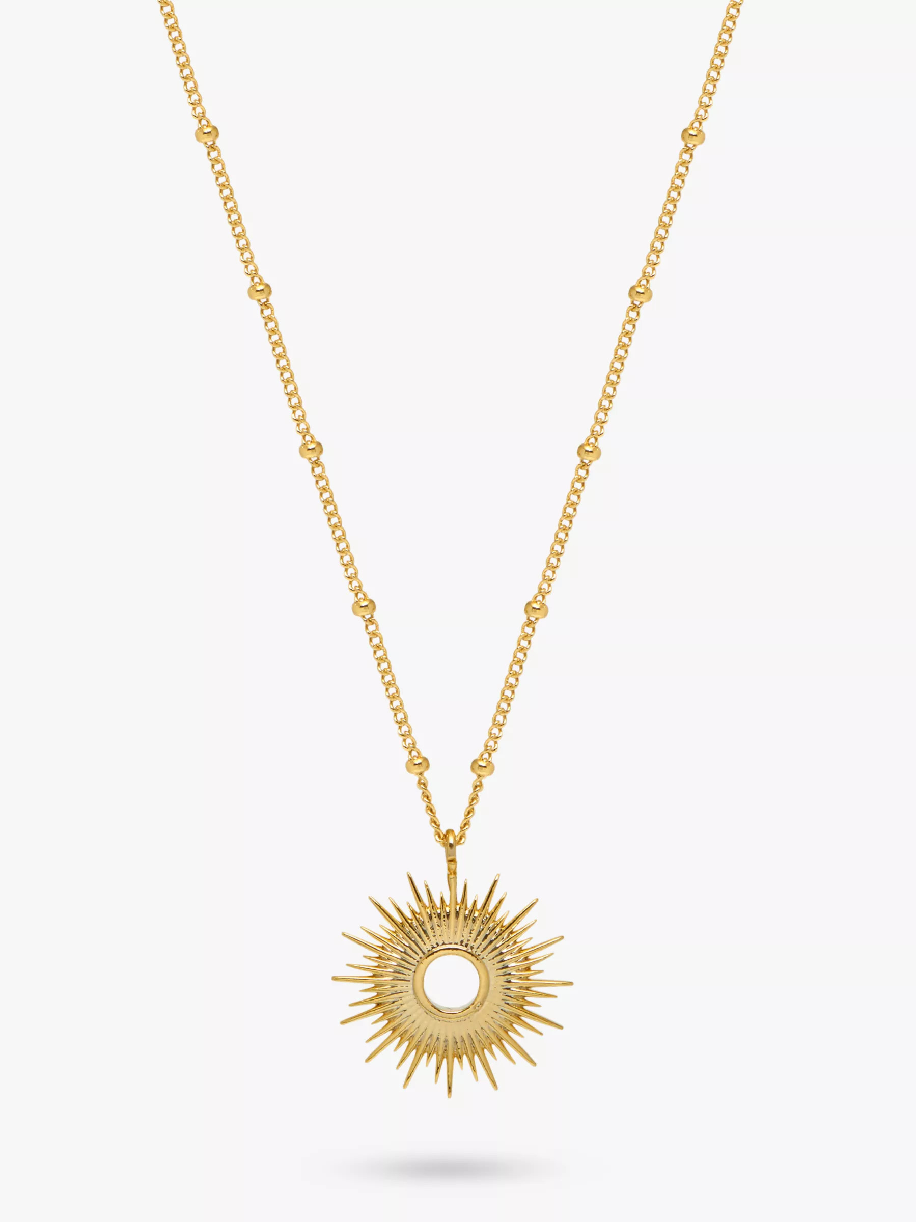 Estella Bartlett Full Starburst Pendant Necklace, Gold | John Lewis (UK)