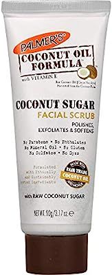 Palmer's Coconut Oil Formula Coconut Sugar Facial Scrub Exfoliator, 3.17 Ounces | Amazon (US)