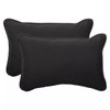 Click for more info about Sunbrella® Canvas Outdoor 2-Piece Lumbar Throw Pillow Set