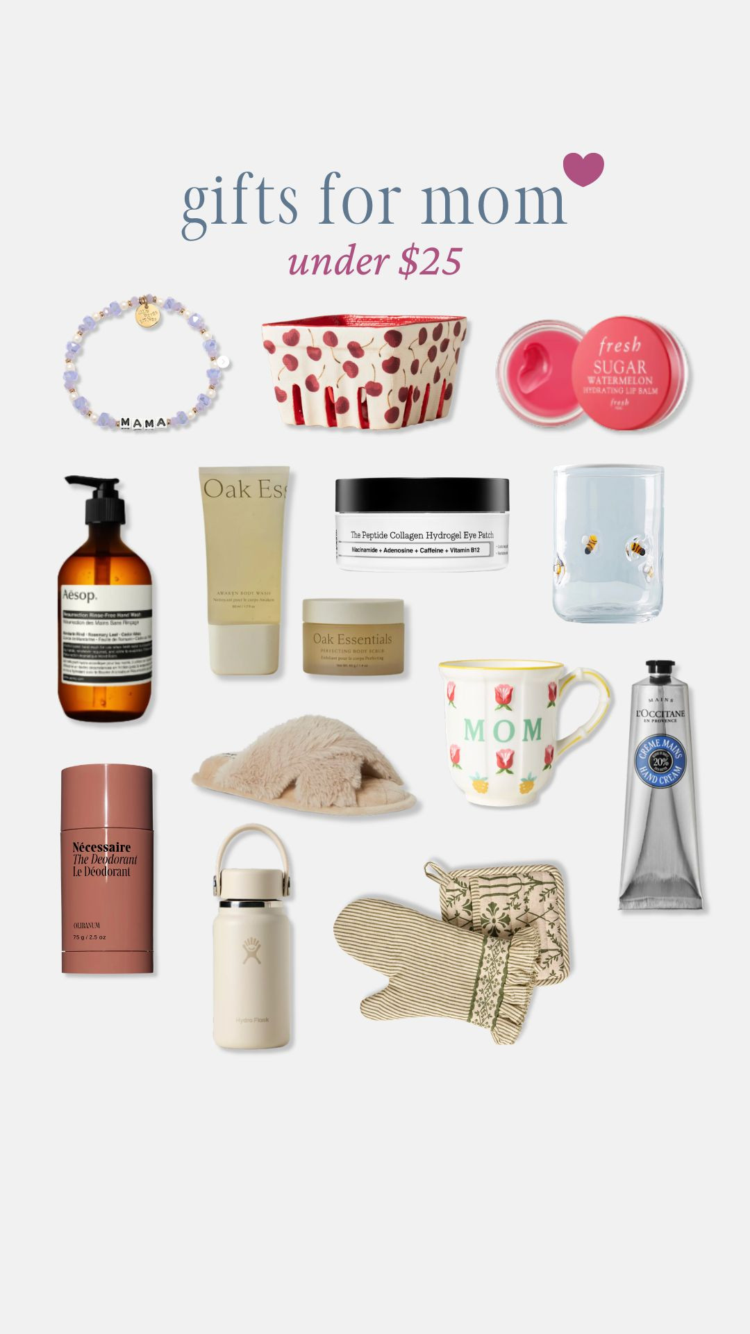 [4/28/26] gifts for mom under $25 🤍 

 #LTKMothersDay #LTKHome #LTKBeauty