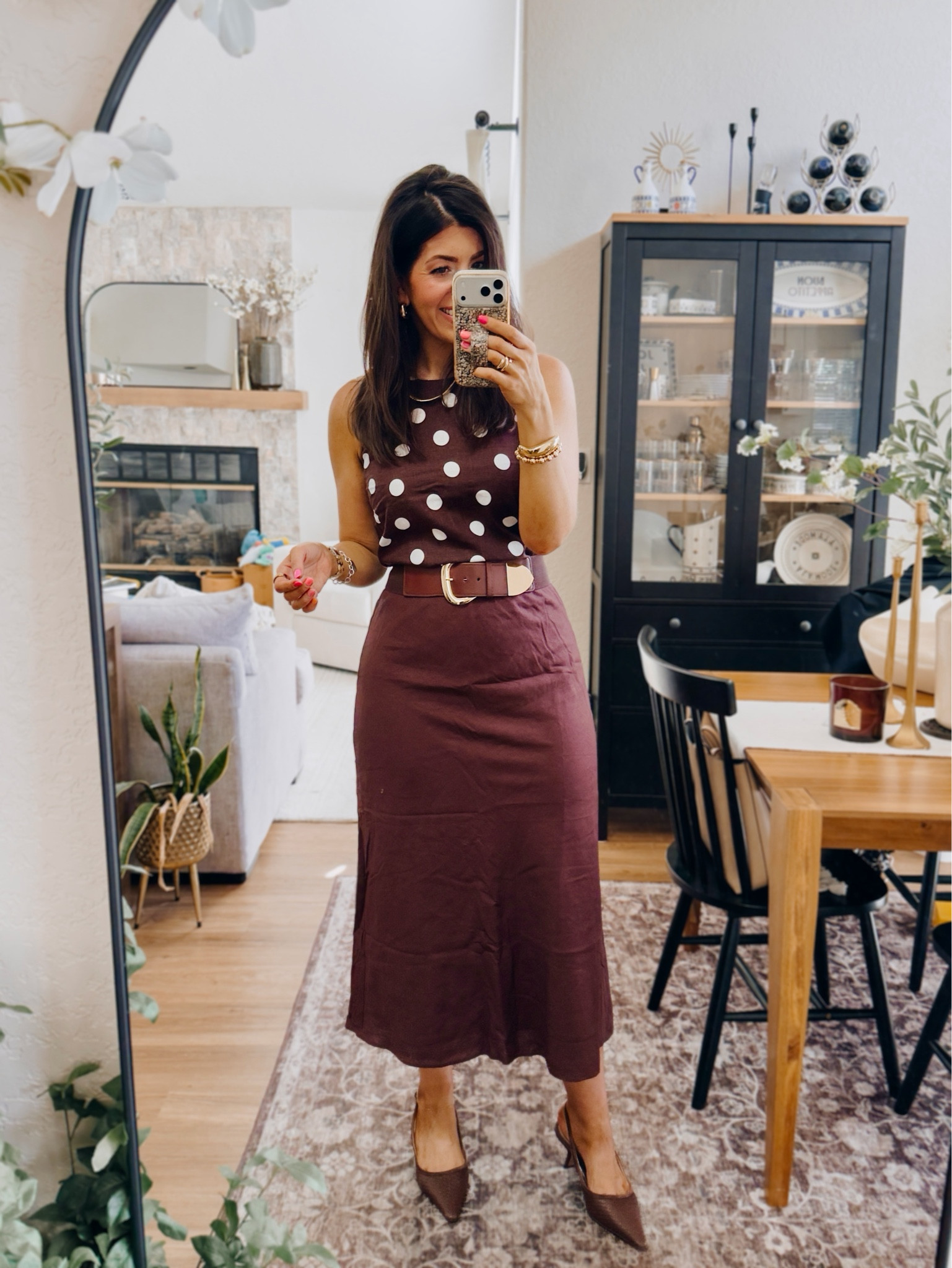 Recent work outfits
In a medium top and medium skirt

#LTKTall #LTKWorkwear #LTKMidsize