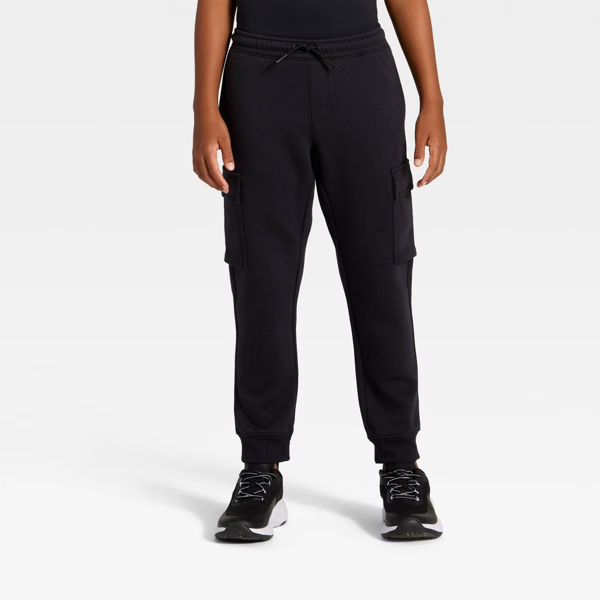 Boys' Active Comfort Fleece Cargo Jogger Sweatpants - All In Motion™ | Target