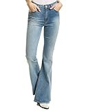 HUDSON Jeans Women's Holly High Rise, Flare Jean, Word Playa, 28 | Amazon (US)