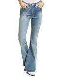 HUDSON Jeans Women's Holly High Rise, Flare Jean, Word Playa, 28 | Amazon (US)