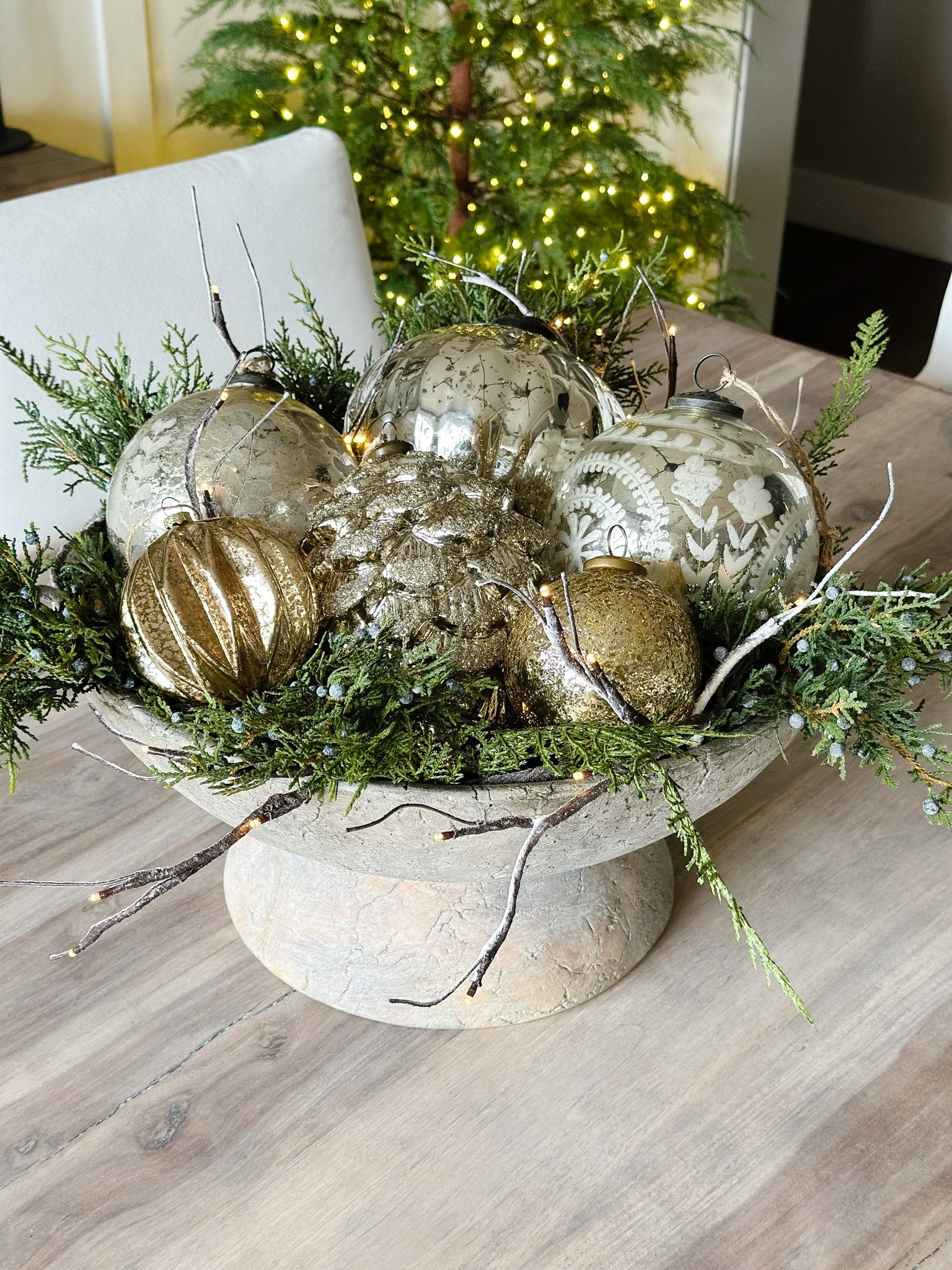 Ornament Bowl Centerpiece 

#LTKCyberWeek #LTKHoliday #LTKHome