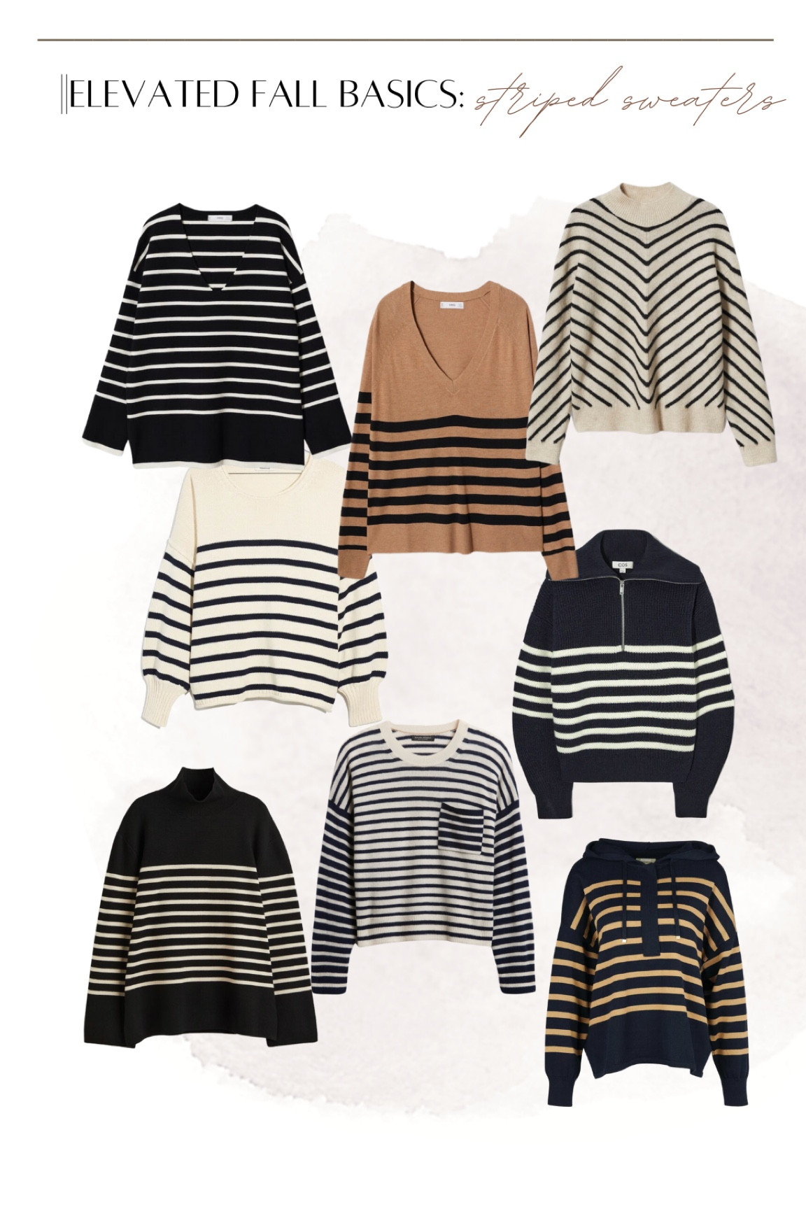 Striped sweaters for fall. 

#LTKunder100 #LTKstyletip #LTKSeasonal