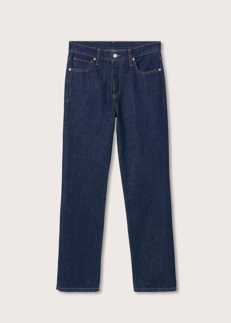 High waist straight jeans -  Women | Mango USA | MANGO (US)