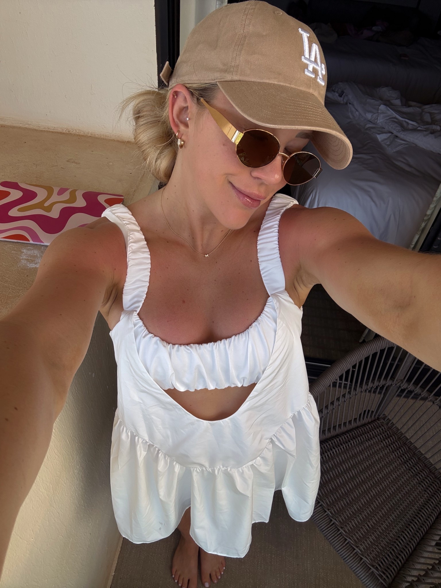 The best little white tennis dress EVER. Shocked at how comfy and comes with shorts (with pockets!!) 

#LTKWatchNow #LTKTravel #LTKFindsUnder100