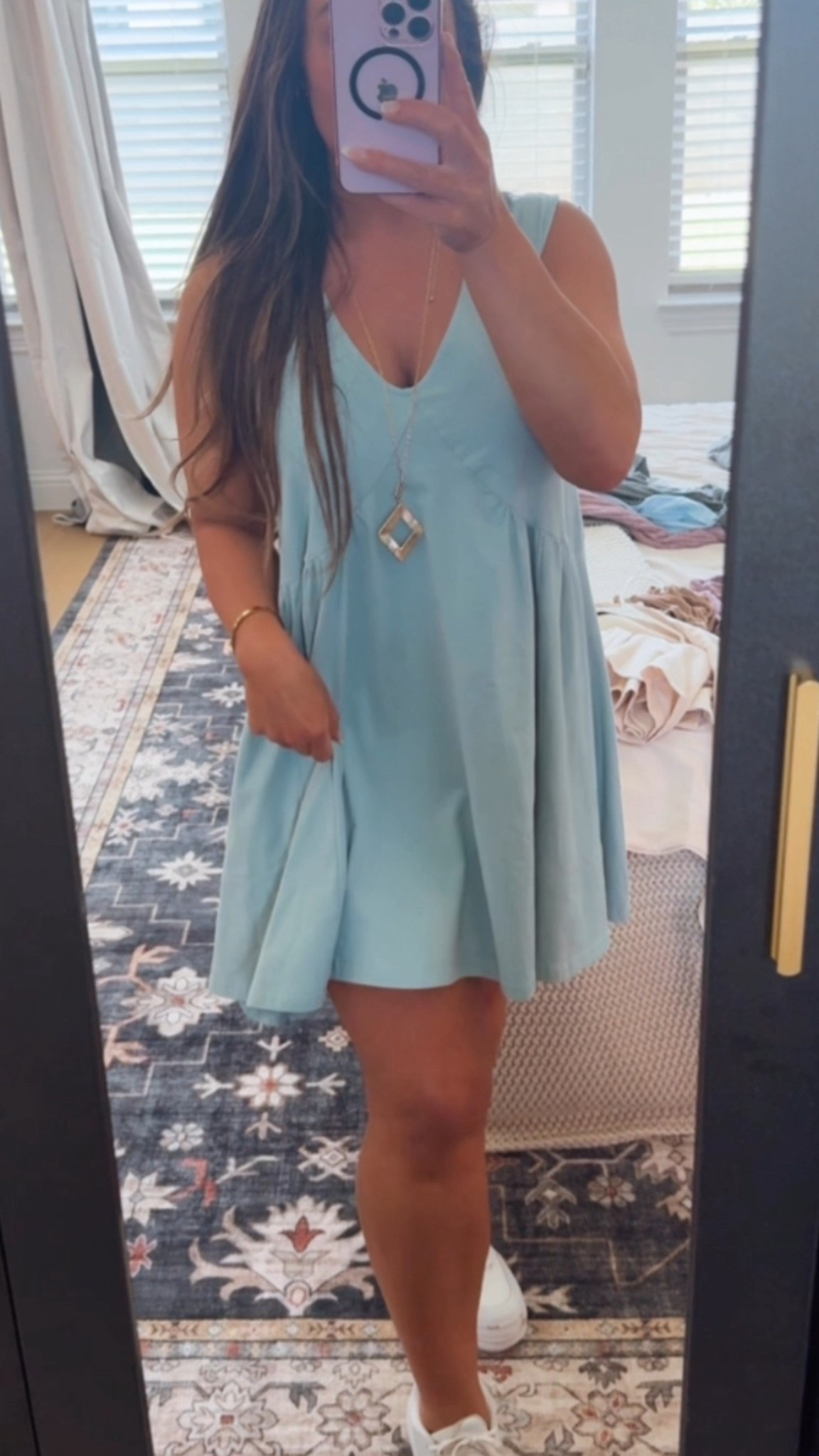 This dress has the cutest pockets  #midsizeputfitinspo #casualdress #vacayoutfit Short dresses for summer

#LTKFindsUnder50 #LTKMidsize #LTKSeasonal