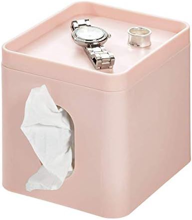 iDesign 28651 Cade Facial Tissue Cover, Boutique Box Bathroom Holder for Vanity, Countertops, Desk,  | Amazon (US)