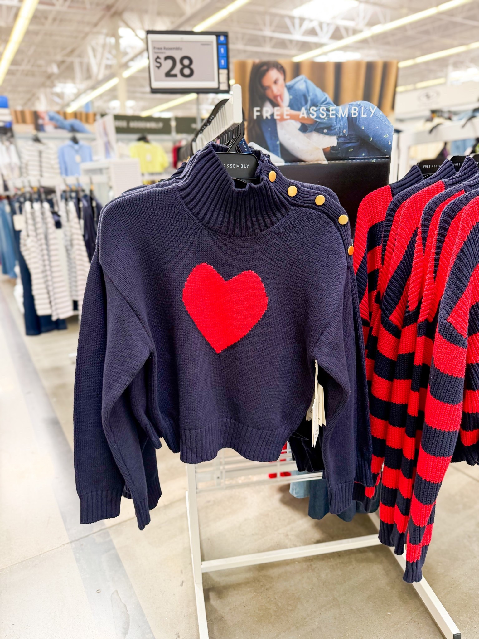 Spotted this heart sweater at Walmart and immediately stopped in my tracks. Cozy, cute, and perfect for Valentine’s and beyond.

#LTKSeasonal #LTKValentine #LTKWorkwear